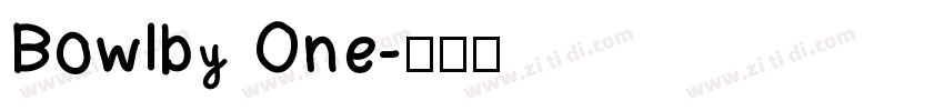 Bowlby One字体转换
